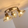 Oksevej Taklampa, Takstrålkastare Grått, 3-ljuskällor