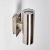 Malaga vägglampa utomhus, Vägglampa Rostfritt stål, 2-ljuskällor
