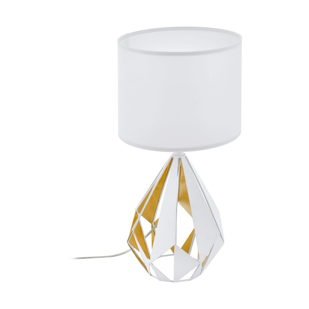 Eglo CARLTON Bordslampa Guld, Vit, 1-ljuskällor main product photo