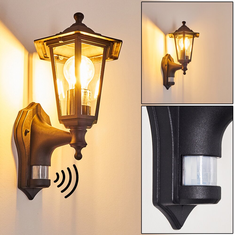 Loria Vägglampa Svart, 1-ljuskällor main product photo