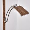Lasona strålkastare, Golvlampa LED Brun, Silver, 2-ljuskällor