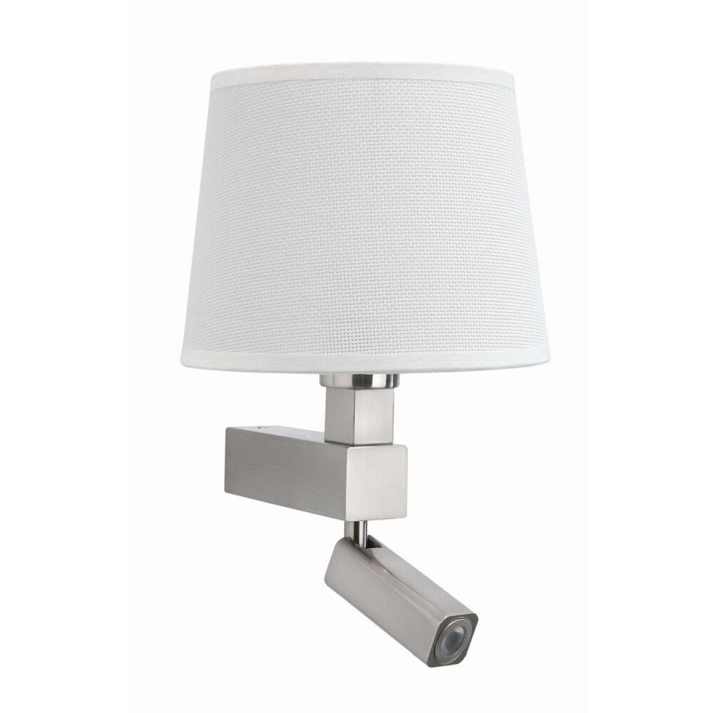 Mantra BAHIA Vägglampa LED Nickel glansig, Nickel matt, 1-ljuskällor main product photo