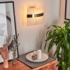 Wandlampe Vägglampa Krom, borstad krom, 1-ljuskällor
