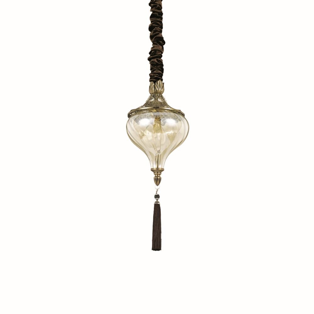 Ideallux HAREM Pendelbelysning bronsfärgad, 1-ljuskällor main product photo
