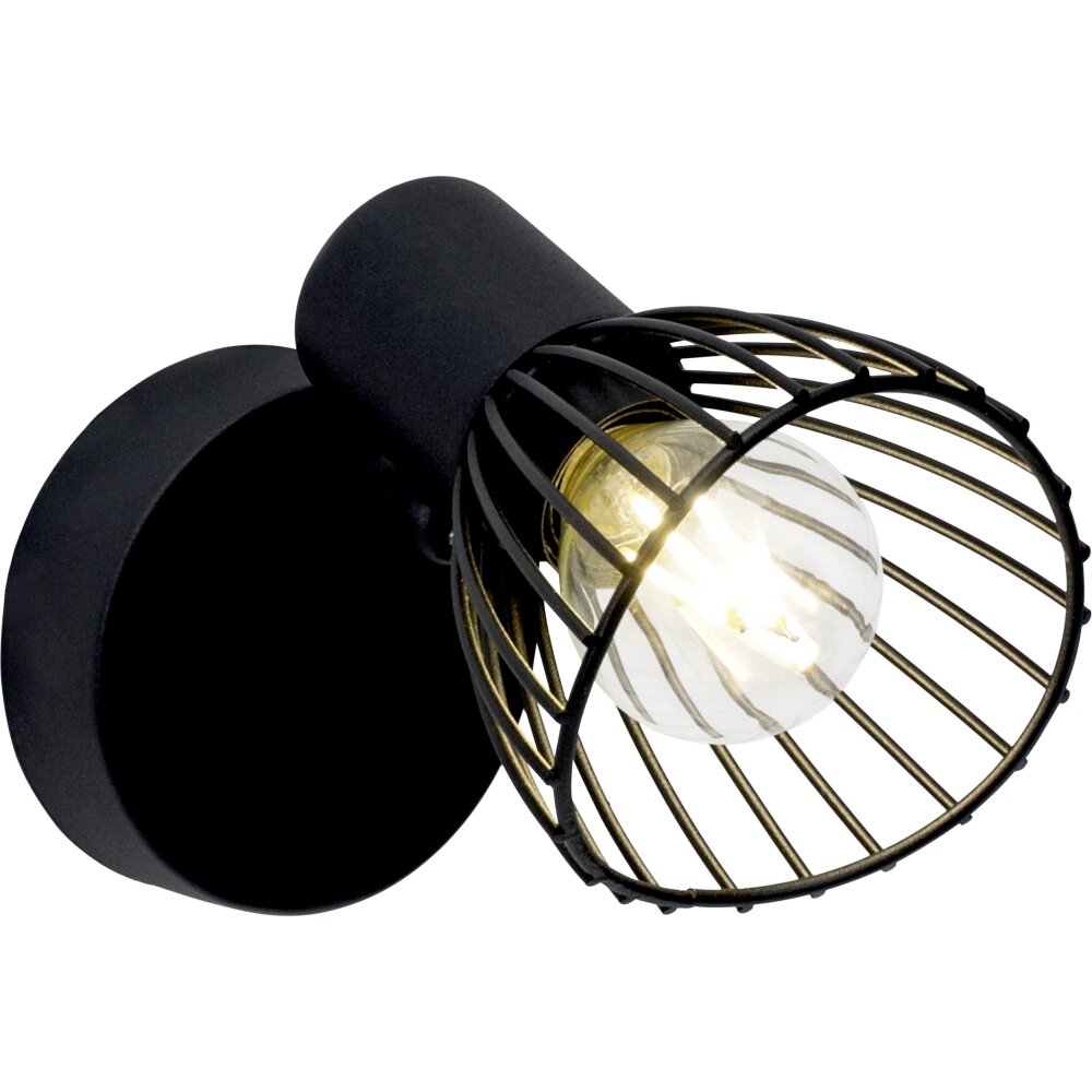 Brilliant Lampor Elhi Väggspotlight Svart, 1-ljuskällor main product photo