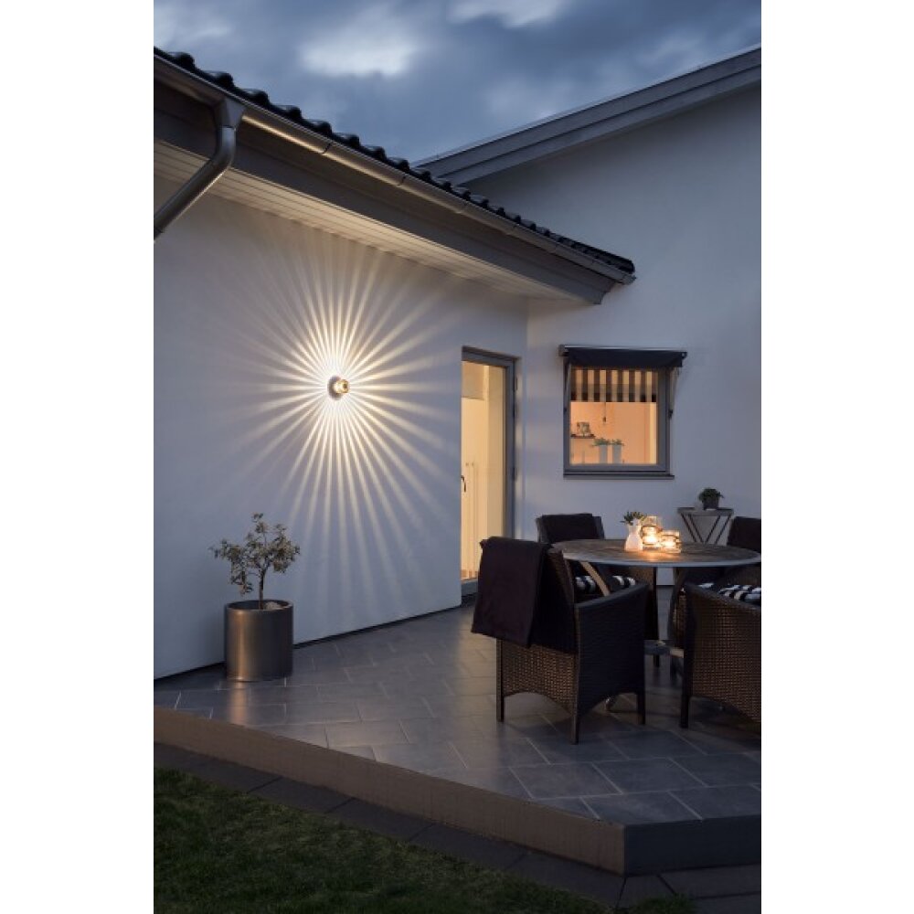 Konstsmide Lampor Monza Vägglampa LED Brons, 1-ljuskällor main product photo