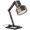 Brilliant Lampor Hardwork Bordslampa Färg i rostfritt stål, Svart, 1-ljuskällor