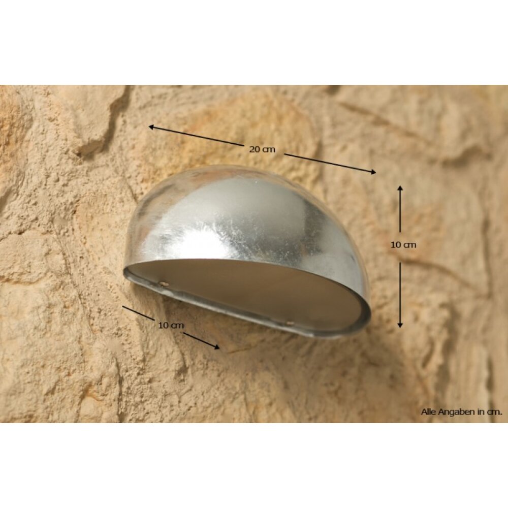 Nordlux SCORPIUS Vägglampa Rostfritt stål, Galvaniserad, 1-ljuskällor main product photo