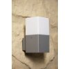 Trio Lampor HUDSON vägglampa utomhus, Vägglampa Rostfritt stål, 1-ljuskällor