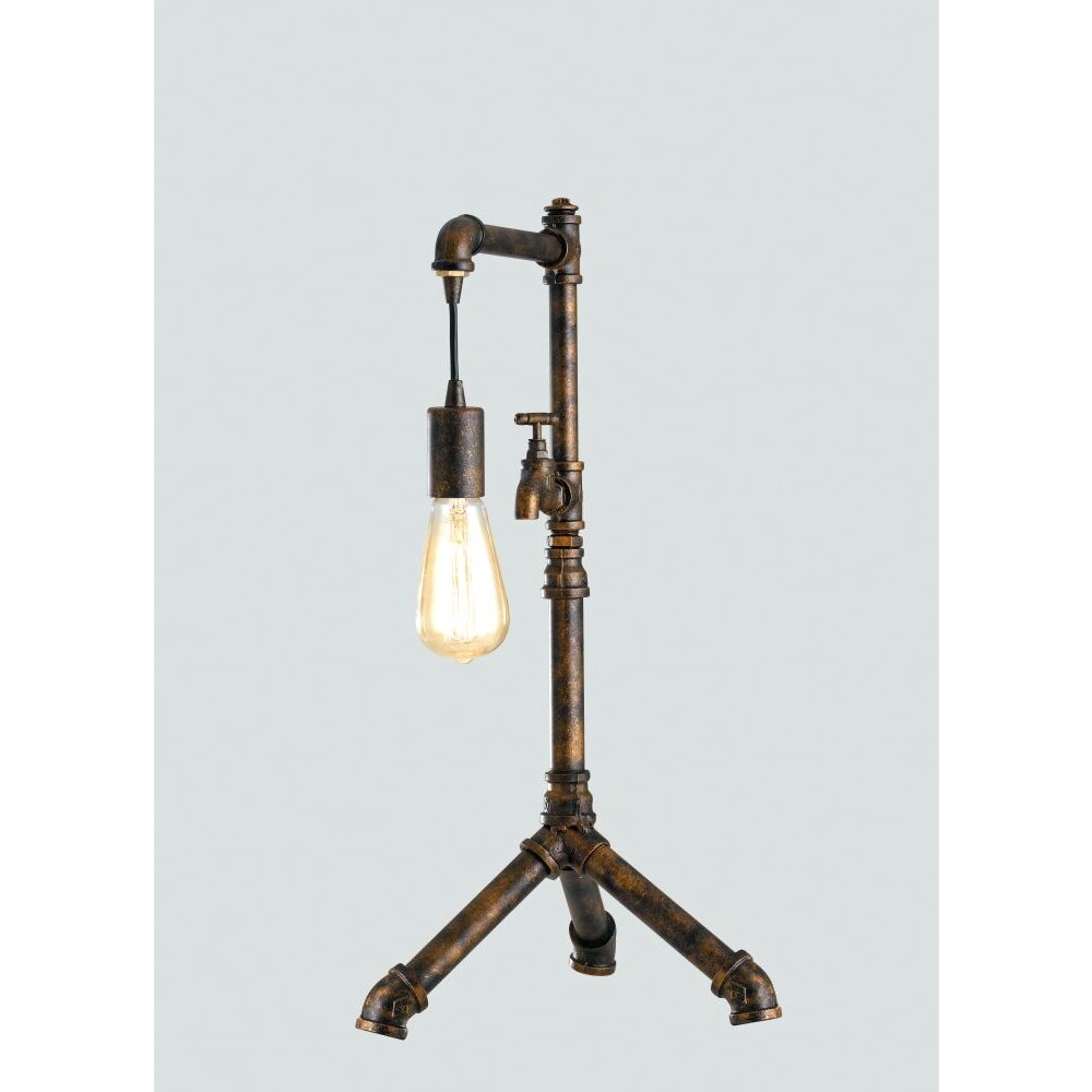 Lutec Lampor AMACORD Bordslampa Brun, 1-ljuskällor main product photo