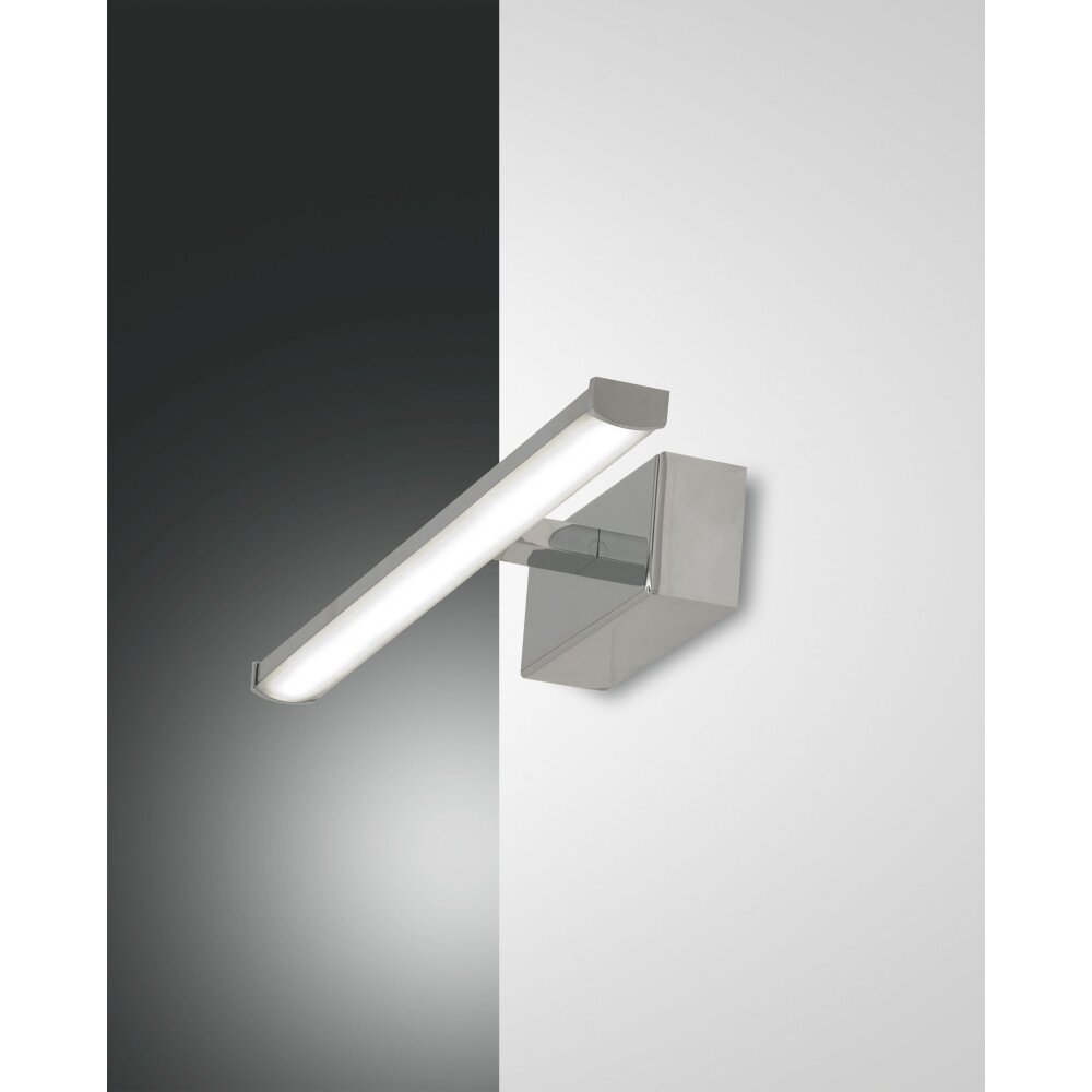Fabas Luce Nala Vägglampa LED Krom, 1-ljuskällor main product photo