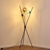 Iroquois Golvlampa färgglada, Svart, 3-ljuskällor