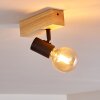 Barbengo Taklampa, Takstrålkastare Trä ljus, Svart, 1-ljuskällor