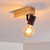 Barbengo Taklampa, Takstrålkastare Trä ljus, Svart, 1-ljuskällor