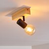Barbengo Taklampa, Takstrålkastare Trä ljus, Svart, 1-ljuskällor