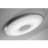 Trio TOKYO Taklampa LED Krom, 1-ljuskällor, Fjärrkontroll