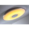 Trio TOKYO Taklampa LED Krom, 1-ljuskällor, Fjärrkontroll
