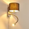 Wiby Vägglampa LED Nickel matt, 2-ljuskällor