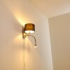 Wiby Vägglampa LED Nickel matt, 2-ljuskällor