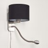 Wiby Vägglampa LED Nickel matt, 2-ljuskällor