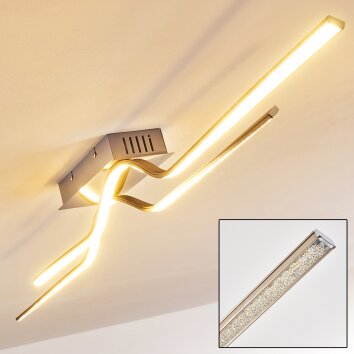 Globo Jamjo Taklampa LED Nickel matt, 1-ljuskällor