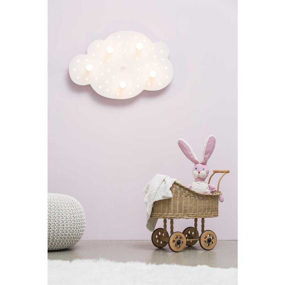 Elobra Barnbelysning WOLKE Vägglampa Vit, 5-ljuskällor main product photo