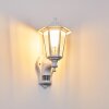 Loria vägglampa utomhus, Vägglampa Vit, 1-ljuskällor, Rörelsedetektor