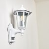 Loria vägglampa utomhus, Vägglampa Vit, 1-ljuskällor, Rörelsedetektor
