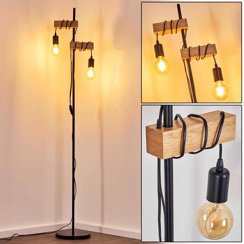 Barbengo Golvlampa Brun, Svart, 2-ljuskällor main product photo