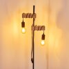 Barbengo Golvlampa Brun, Svart, 2-ljuskällor