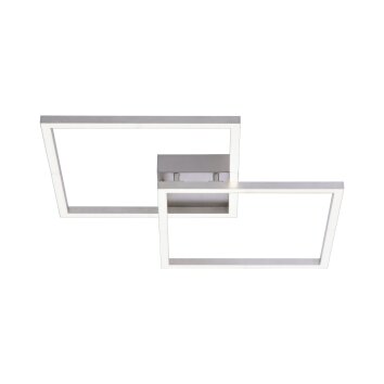 Leuchten Direkt Ls-MAXI Taklampa LED Färg i rostfritt stål, 2-ljuskällor, Fjärrkontroll, Färgväxlare