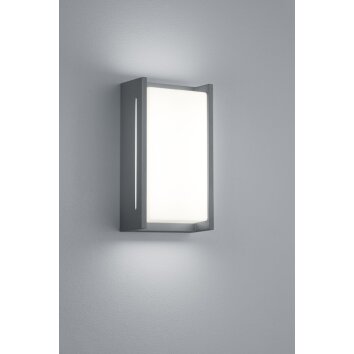 Trio Lampor INDUS Vägglampa LED Antracit, 1-ljuskällor Trio Lampor INDUS Vägglampa LED Antracit, 1-ljuskällor
