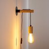 Frio Vägglampa Brun, Svart, 1-ljuskällor