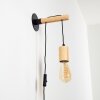 Frio Vägglampa Brun, Svart, 1-ljuskällor