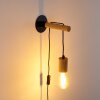 Frio Vägglampa Brun, Svart, 1-ljuskällor