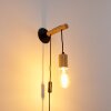 Frio Vägglampa Brun, Svart, 1-ljuskällor