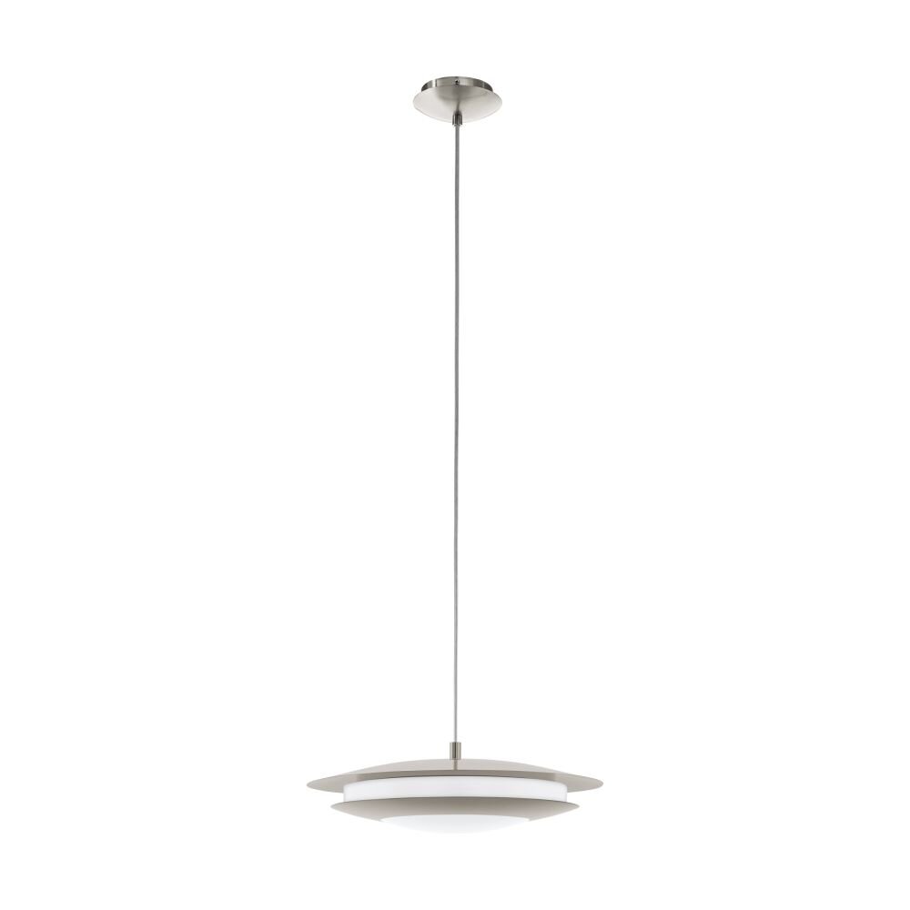 Eglo MONEVA-C Pendellampa LED Nickel matt, 1-ljuskällor, Färgväxlare main product photo