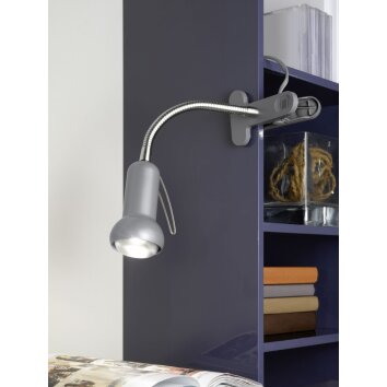 Eglo FABIO Bordslampa Silver, 1-ljuskällor