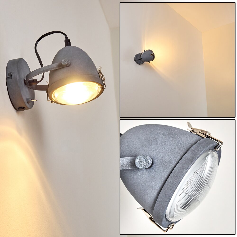 Butikon Vägglampa, Läslampa Grått, 1-ljuskällor main product photo
