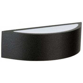 Albert Lampor 6322 Utomhusbelysning, vägglampa utomhus LED Svart, 2-ljuskällor