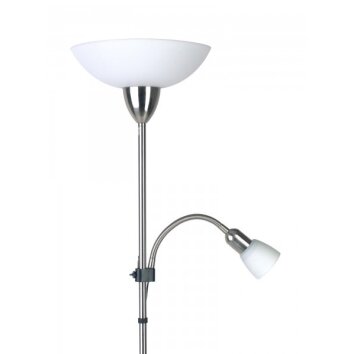 Brilliant Lampor Darlington strålkastare, Golvlampa Vit, 2-ljuskällor