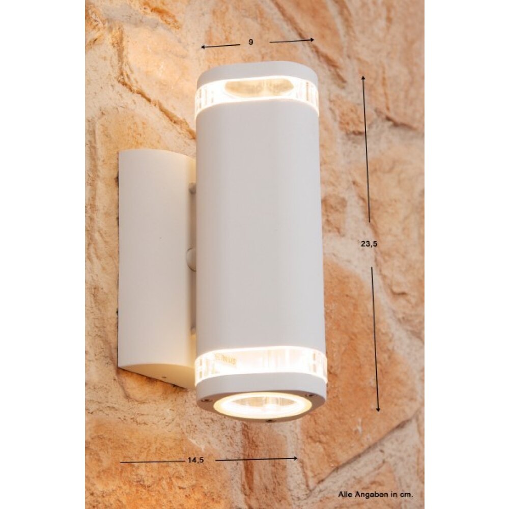 Konstsmide Lampor Konstsmide Vägglampa Vit, 2-ljuskällor main product photo