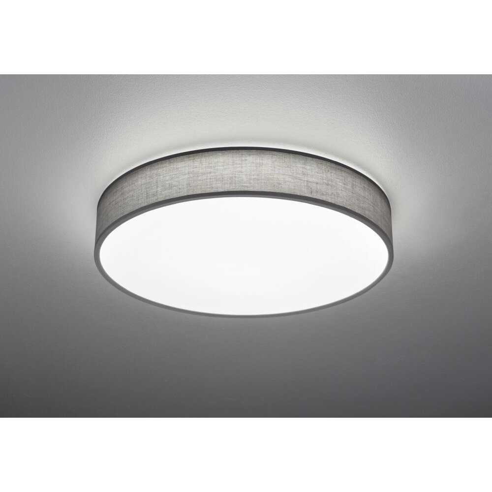 Trio Lampor LUGANO Taklampa LED Grått, 1-ljuskällor, Fjärrkontroll main product photo