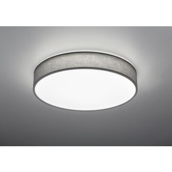 Trio Lampor LUGANO Taklampa LED Grått, 1-ljuskällor, Fjärrkontroll