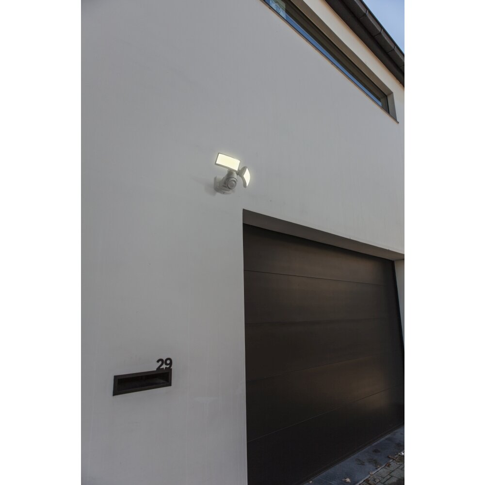 Lutec Lampor ARC Vägglampa LED Vit, 1-ljuskällor, Rörelsedetektor main product photo