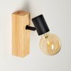 Barbengo Vägglampa Trä ljus, Svart, 1-ljuskällor
