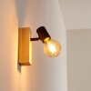 Barbengo Vägglampa Trä ljus, Svart, 1-ljuskällor