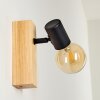 Barbengo Vägglampa Trä ljus, Svart, 1-ljuskällor