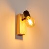 Barbengo Vägglampa Trä ljus, Svart, 1-ljuskällor