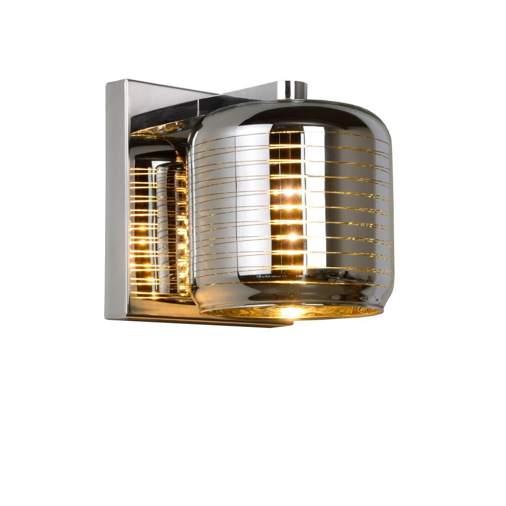 Lucide ERYN Vägglampa Krom, 1-ljuskällor main product photo